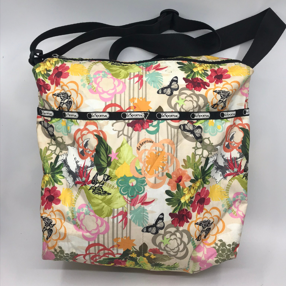 Lesportsac Multi Color Large Crossbody Bag - Picture 5 of 8